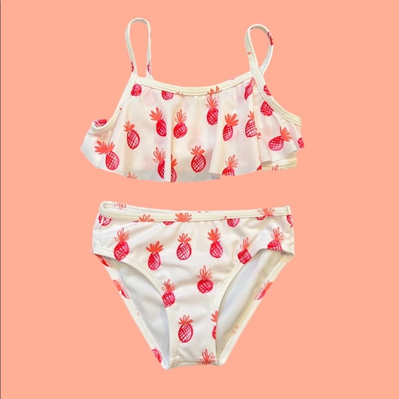 Gymboree Pineapple Girls Swimsuit. - Picture 1 of 3